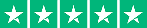 5 star Trustpilot rating